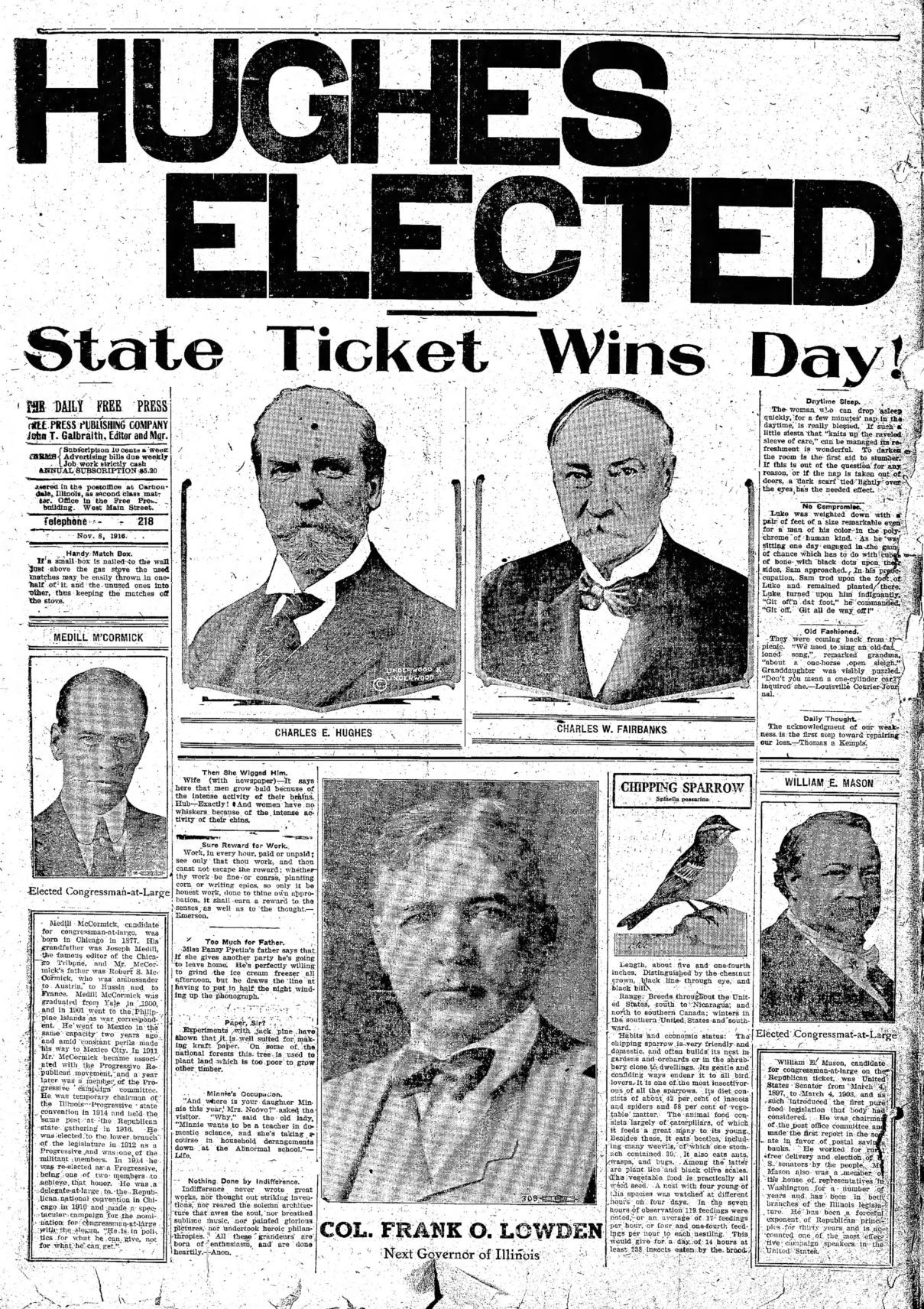1916: Hughes?